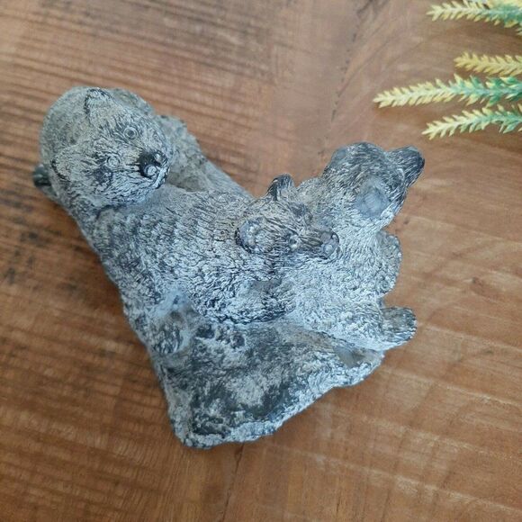 Edmund Wolfe soapstone collection impressions three bears - Picture 5 of 7